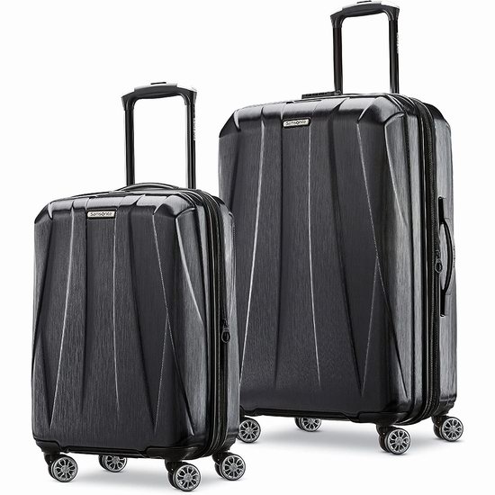  白菜价！Samsonite 新秀丽 Centric 2 20+24英寸 全PC超轻拉杆行李箱2件套3.6折 173.69加元包邮！