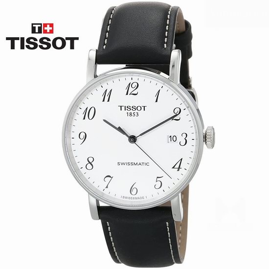  史低价！Tissot 天梭 Everytime Swissmatic 魅时系列 自动机芯 时尚男士手表4.6折 265.49加元包邮！送男神好礼！