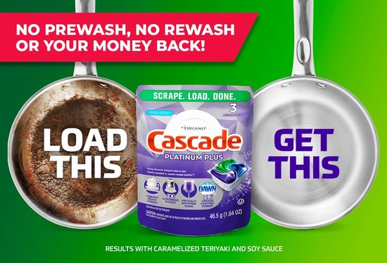 宝洁公司免费赠送Cascade Platinum Plus洗碗机洗碗球样品！
