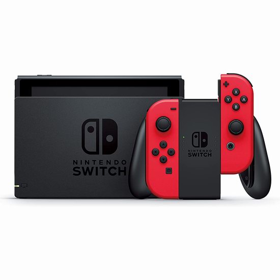 新品Nintendo Switch Mario 任天堂便携式游戏机+三选一游戏(价值79.99