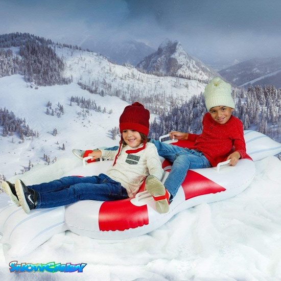  白菜价！历史新低！SNOWCANDY 重型PVC 滑雪橡皮圈/雪上甜甜圈2.7折 14.99加元清仓！5款可选！