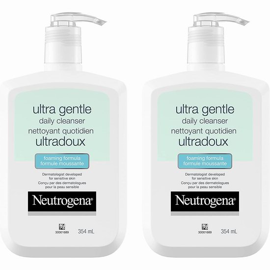  史低价！Neutrogena 露得清超温和配方 洗面奶（354ml x 2瓶） 11.17加元（原价 20.96加元）