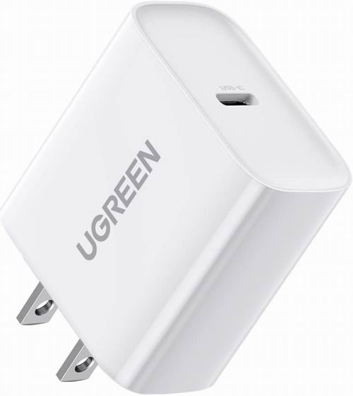  UGREEN 20W USB C PD 快速充电器 13.59加元（原价 19.99加元）