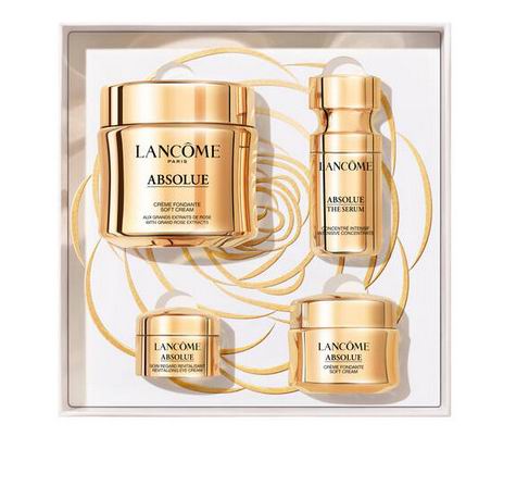  Lancome 兰蔻菁纯眼霜+面霜+精华4件套 390加元 (价值 606加元) +满送大礼包