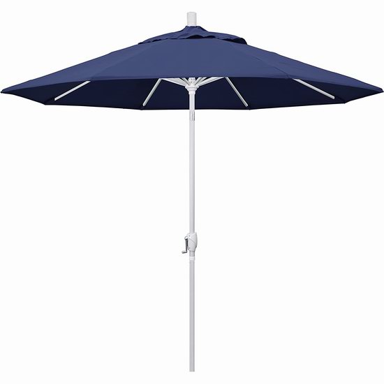  超级白菜！历史新低！California Umbrella 9英尺可倾斜庭院遮阳伞1.3折 48.32加元包邮！