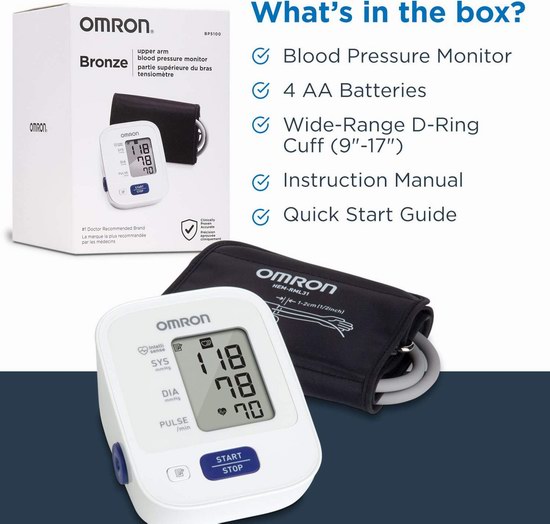历史新低！Omron 欧姆龙 BP5100 家用上臂式血压计4.8折 52.97加元包邮！