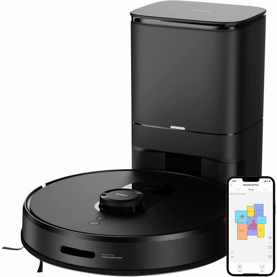  历史新低！Botslab by 360 S8 Plus 激光导航 扫拖一体 智能扫地机器人6.2折 399.99加元包邮！70天无需倒垃圾！