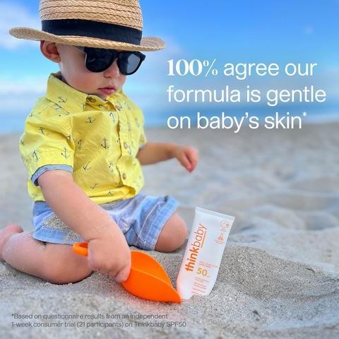 Thinkbaby 儿童安全防晒霜SPF 50+   16.26加元（原价 20.96加元）