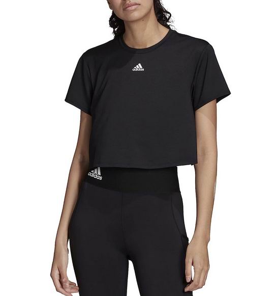  adidas 女式 Novelty高腰T恤 14.3加元（原价 44.95加元，xs码）