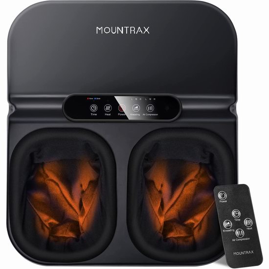  MOUNTRAX 电动足部按摩器/足疗机5.5折 104.39加元包邮！