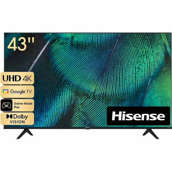  Hisense 海信 43A68H 43英寸 4K超高清LED智能电视 318加元包邮！