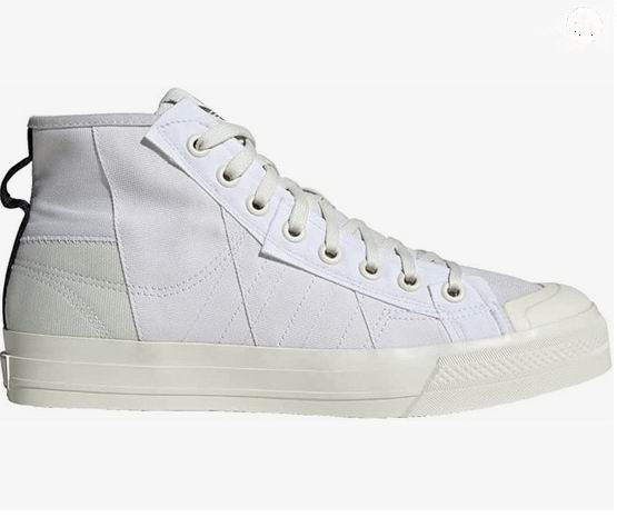  adidas Originals 男式 Nizza HI高帮小白鞋 46.91加元（官网原价 100加元，7码）