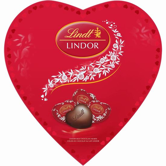  历史新低！Lindt Lindor 瑞士莲 情人节牛奶巧克力（202g）5.7折 11.4加元！