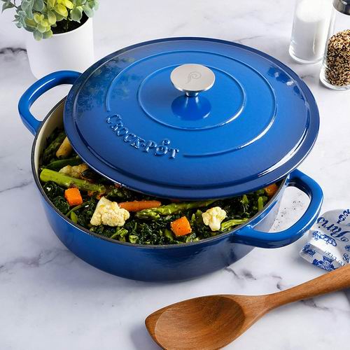  Crock Pot 搪瓷铸铁锅5夸脱 99.99加元（原价 129.99加元）！多色可选！