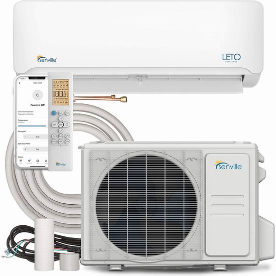  Senville SENL-24CD 22000 BTU 四合一分体式空调 1259.99加元包邮！