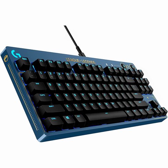  历史最低价！Logitech 罗技 G PRO 英雄联盟 有线机械游戏键盘5.9折 99.99加元（原价 169.99加元）