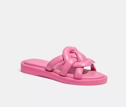  Coach 奥莱专柜 Georgie凉鞋 124.95加元（原价 210加元）！2色可选！