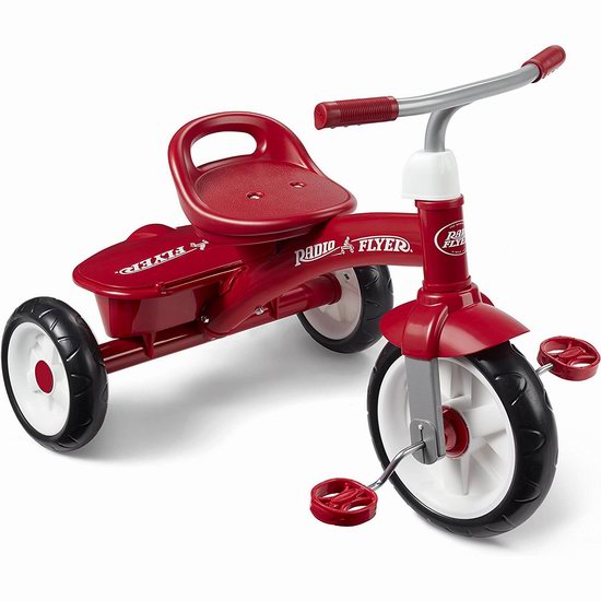  Radio Flyer 红爵士 溜娃神器 儿童三轮车7.8折 69.84加元包邮！