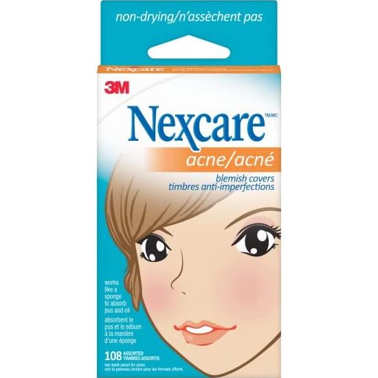  历史新低！3M Nexcare Acne 隐形痘痘贴（108张）5.2折 15.49加元！