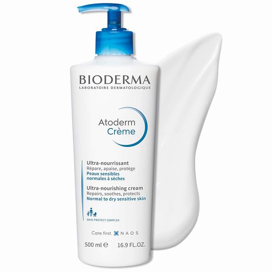  历史新低！Bioderma 贝德玛 Atoderm 滋养身体霜（500毫升）5折 12.49加元！
