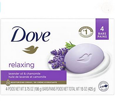  Dove 薰衣草味香皂 4个装 5.2加元（原价 7.49加元）