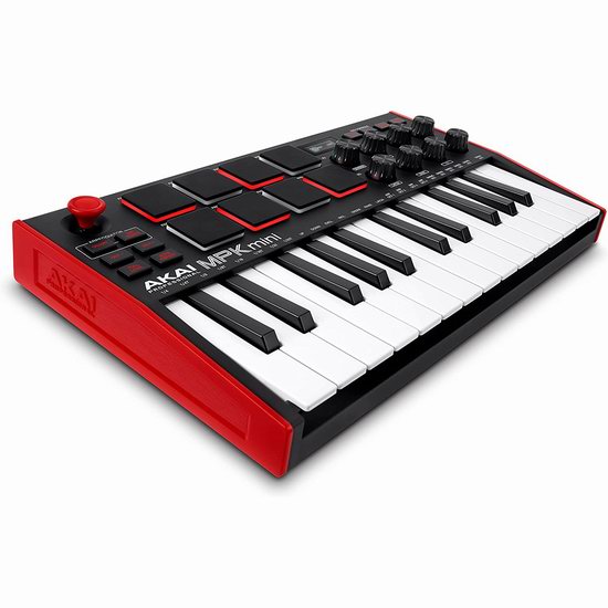  历史新低！AKAI 雅家 Professional MPK Mini MK3 便携式编曲 25键盘控制器 108.3加元包邮！