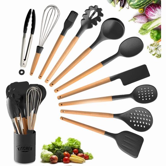  历史新低！ZYYRSS 食品级硅胶锅铲勺厨具10件套5折 17.99加元！