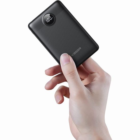  VEGER 10000mAh 超便携迷你移动电源/充电宝4.2折 16.79加元包邮！会员专享！