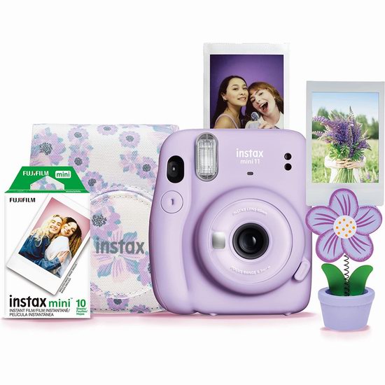  历史新低！Fujifilm 富士 Instax Mini 11 拍立得相机超值装7.7折 99.99加元包邮！