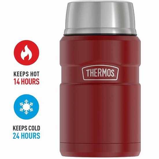  Thermos 膳魔师 750ml 经典帝王 不锈钢系列 午餐保温焖烧杯 29.97加元！