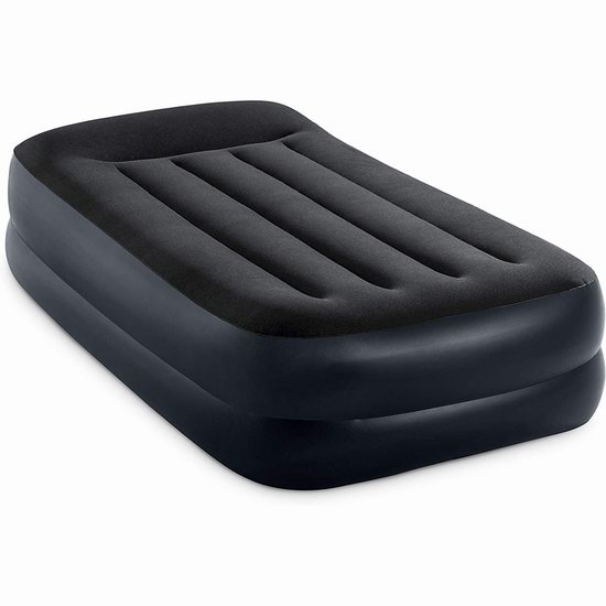  白菜价！历史新低！Intex Dura-Beam Plus系列 16.5英寸 Twin充气床垫2.9折 28.99加元！内置电动泵！