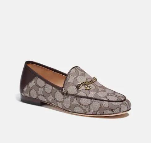  Coach Hanna老花乐福鞋 100加元（原价 200加元，6/6.5/7/9码）