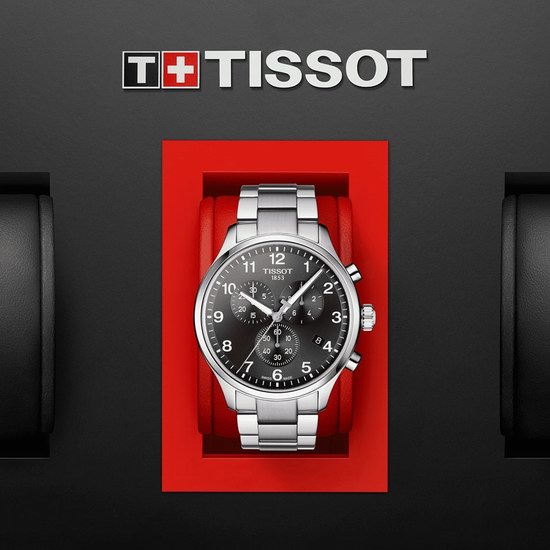  历史新低！Tissot 天梭 Chrono XL 速驰系列 三眼计时 时尚男士手表6.4折 330.46加元包邮！