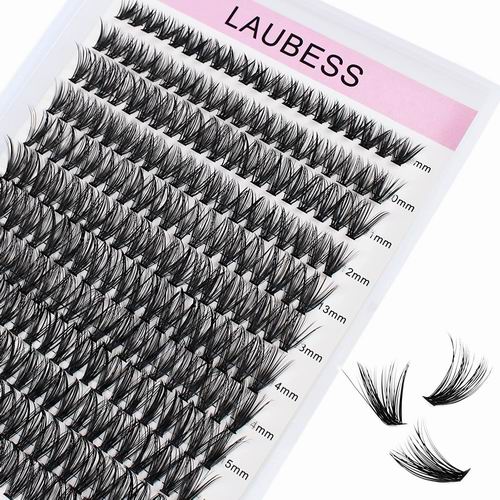  LAUBESS 9-16mm 簇状假睫毛120对 11.97加元（原价 13.95加元）