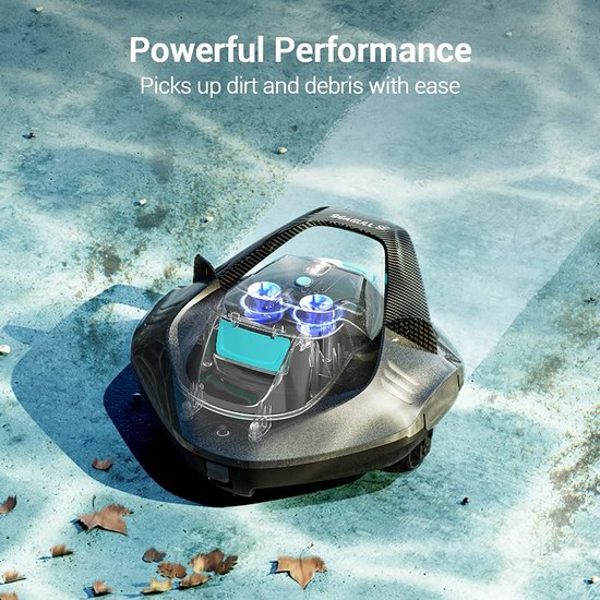  AIPER Seagull SE 无线全自动泳池清洁机器人4.9折 195.99加元包邮！2色可选！