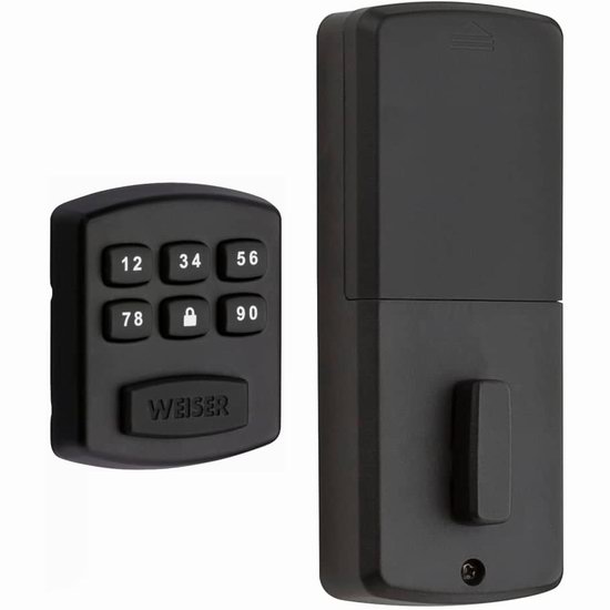  历史新低！Weiser Powerbolt 1 电子密码门锁6.1折 49.88加元包邮！