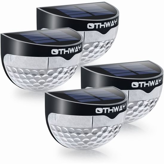  白菜价！历史新低！OTHWAY 太阳能照明灯4件套3.6折 19.99加元！