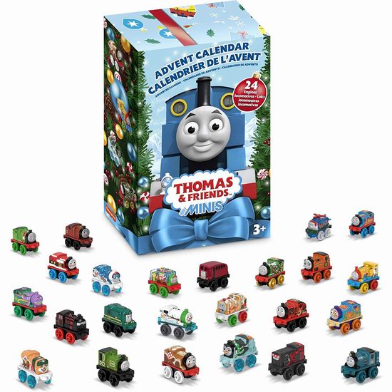  历史最低价！Fisher-Price 费雪 Thomas & Friends 托马斯迷你小火车24件套超值装5.1折 24.8加元！