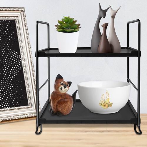  Jesir 2层化妆品/厨房用品收纳架 16.99加元（原价 21.99加元）