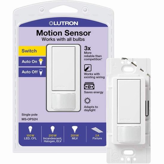  Lutron Maestro 运动感应开关7.7折 19.98加元！进出门自动开关灯！