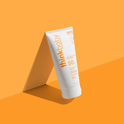  Thinkbaby 纯物理儿童防晒霜 SPF 50+ 6盎司  26.24加元（原价 32.39加元）