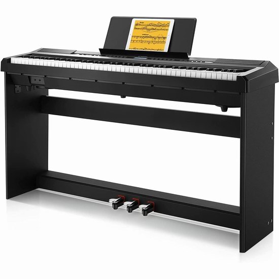  Donner DEP-20 88键全配重 电钢琴6.1折 608.99加元包邮！