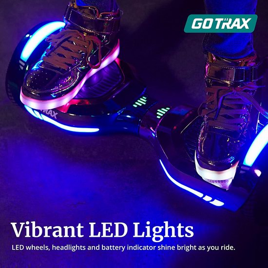  历史新低！Gotrax Glide PRO 200W 双电机 炫酷LED 蓝牙体感平衡车6.3折 189.99加元包邮！