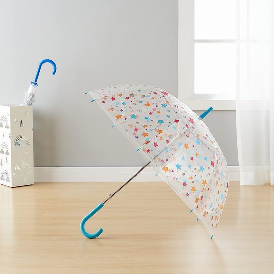  Amazon Basics 34.5英寸拱形透明雨伞 14.36加元！