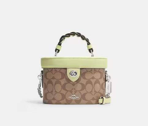  折扣升级！Coach 奥莱Kay 纯色/编织/老花拼色盒子包3折 138加元起