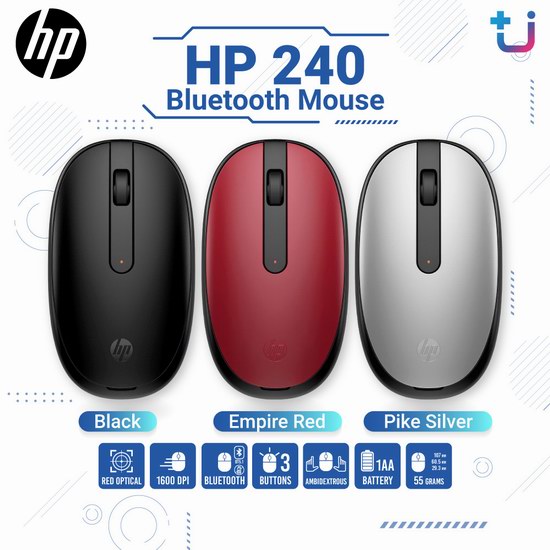  白菜价！HP 惠普 240 蓝牙无线鼠标2.5折 7.24加元包邮！3色可选！
