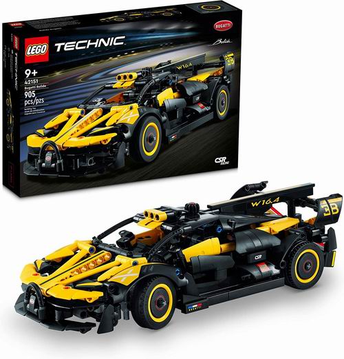  LEGO 乐高 42151 Technic科技系列布加迪（905pcs）8折 51.98加元包邮！
