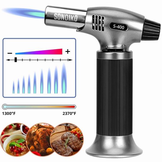  Sondiko 多用途西餐烹饪火枪/脱毛器/烧烤点火器5.5折 16.49加元限量特卖！