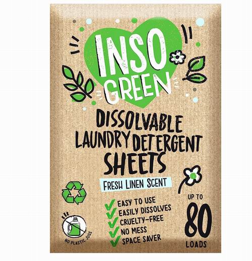  InsoGreen生态洗衣片80片 11.97加元（原价 17.99加元）