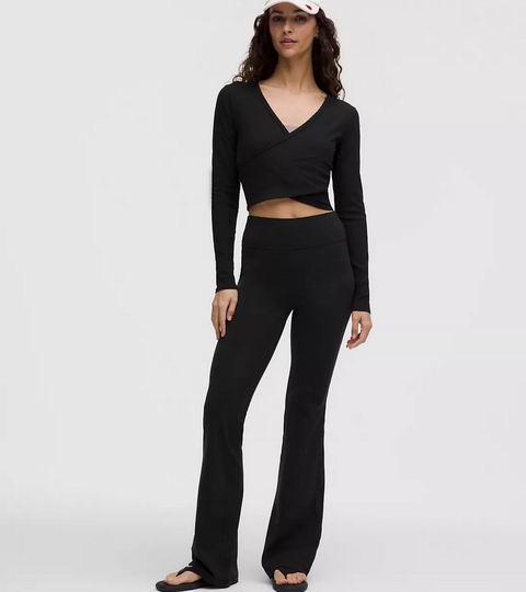 小红书5000+点赞！Lululemon Groove 神裤 爆款裸感喇叭裤 59加元起（原价 128加元）！多色可选！